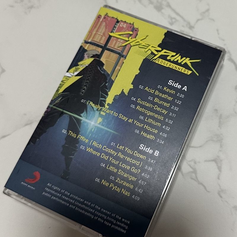 Woofer - Kaset Soundtrack Film Bergaya Cyberpunk Baru