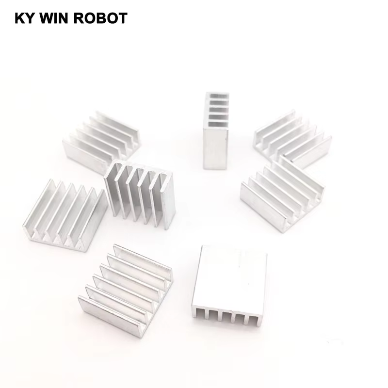 Heatsink Aluminum - 50 buah pendingin aluminium ekstrusi 14x14x6mm