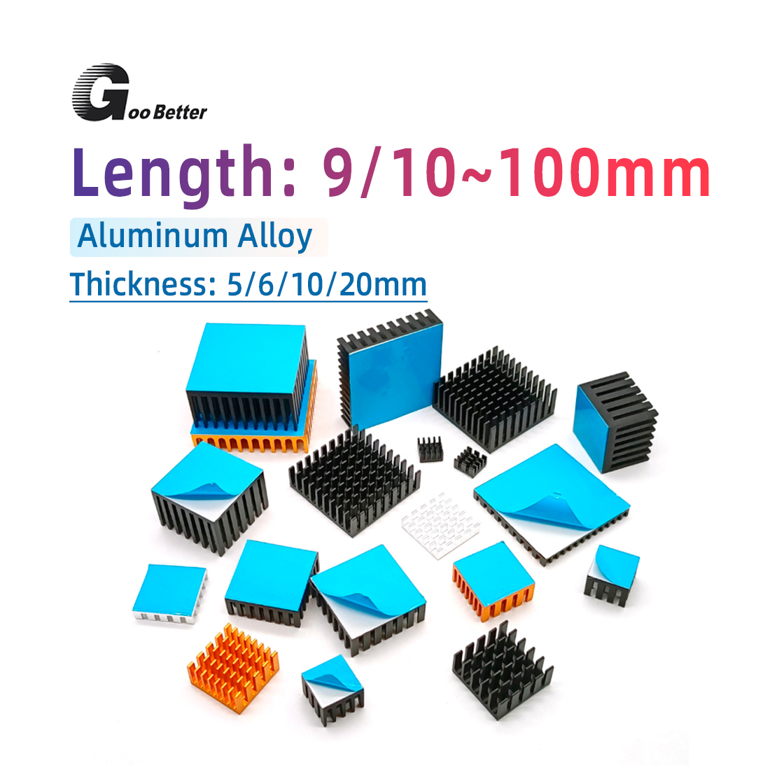 Heatsink Aluminum - Pendingin Radiator Aluminium untuk Pendinginan Chip