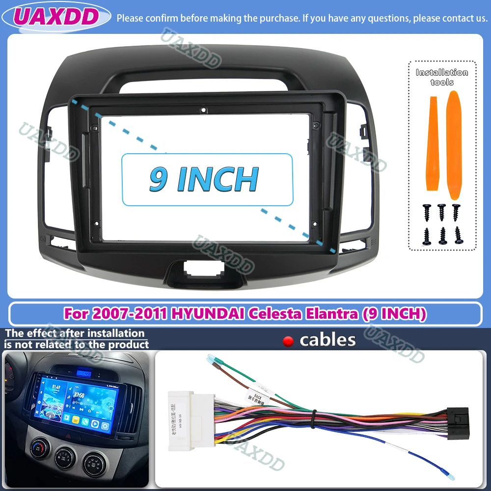 Audio Cable Rca - Untuk Hyundai Elantra 2007-2011, Radio Stereo