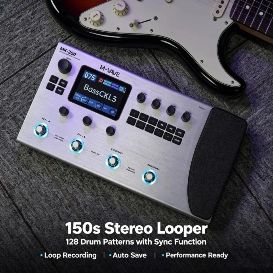 Audio Interface - M-VAVE MK-300 Prosesor Pemodelan Amplifier Gitar