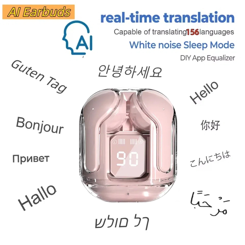 Full Range Speaker - Earphone Bluetooth AI Translation Magic APP