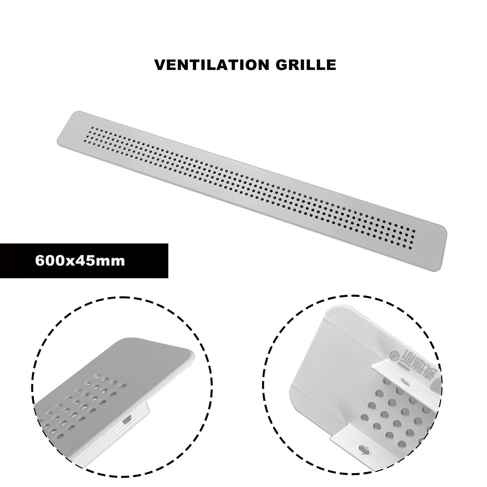Ventilation Grille Aluminum - Kisi Ventilasi Logam untuk Penutup Lubang