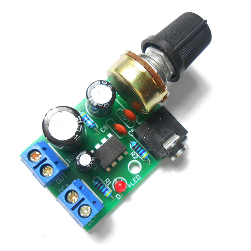 Volume Control Board - Papan Amplifier Audio LM386 Mono 3.5mm