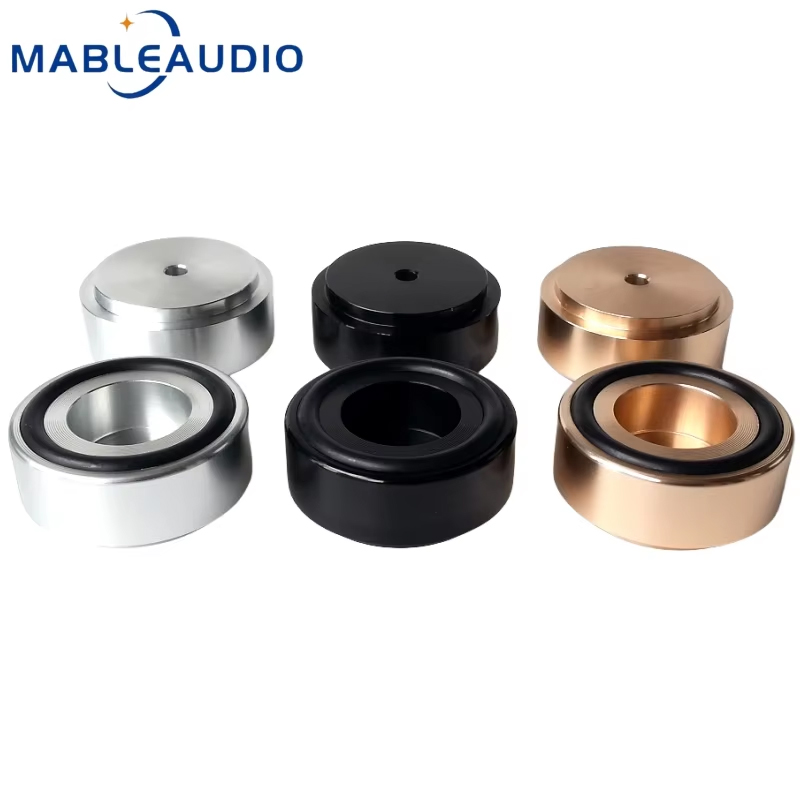 Audio Dac - 4 buah bantalan isolasi audio aluminium