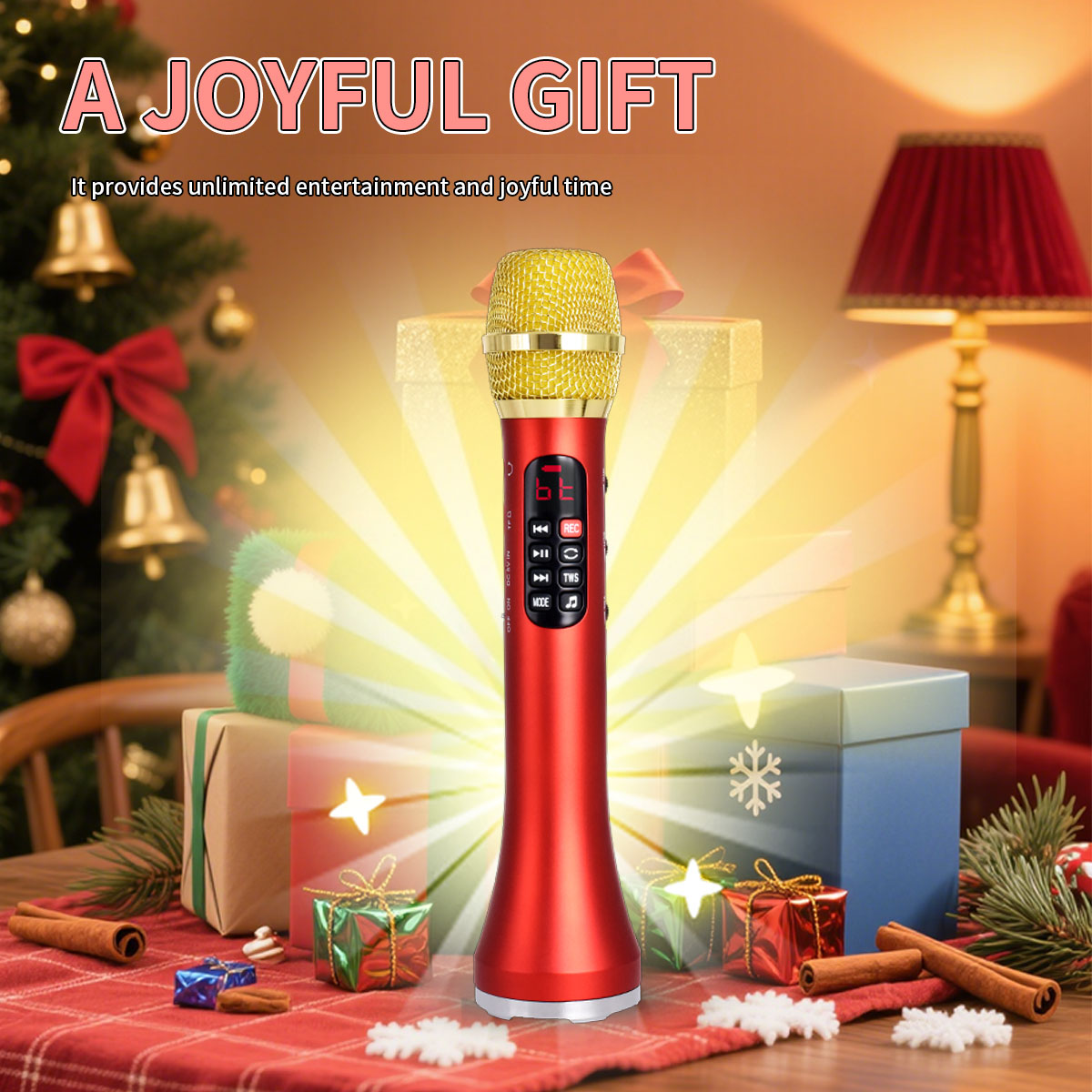 Condenser Microphone Kit - 1 Buah Mikrofon Karaoke 28Cm 25W/Pc