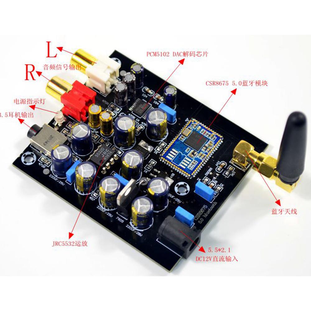 CSR8675 PCM5102 DAC papan pend - Pcm5102 ulasan dan harga