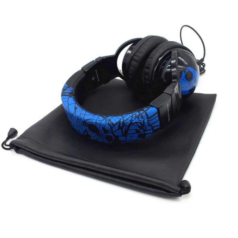 87HD Warna Hitam PU Kulit Head - Headphone Parts ulasan dan harga