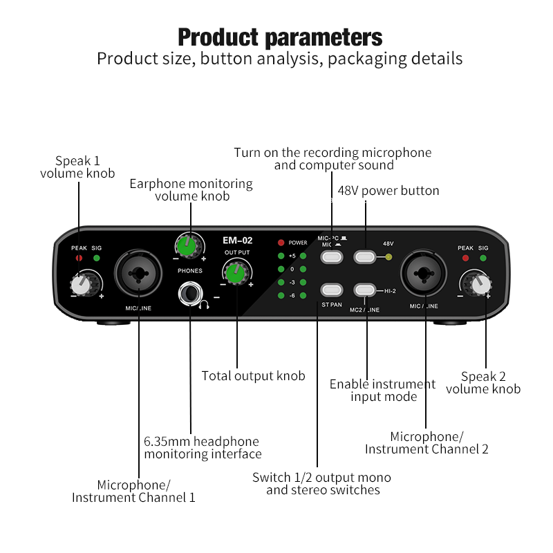 Antarmuka Audio dengan Mikrofo - Condenser Microphone Kit ulasan dan harga