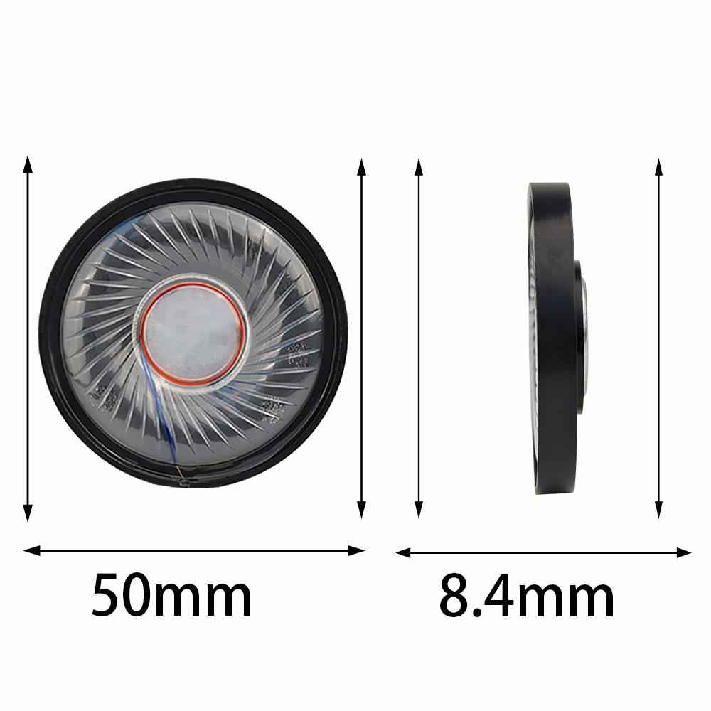 QIGOM 50MM Headset Driver Hifi - Diy Speaker ulasan dan harga