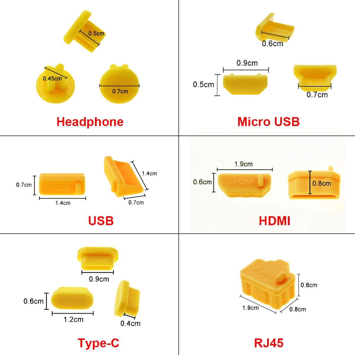 JCD 10 Buah Penutup Debu USB M - Mdi Cable ulasan dan harga