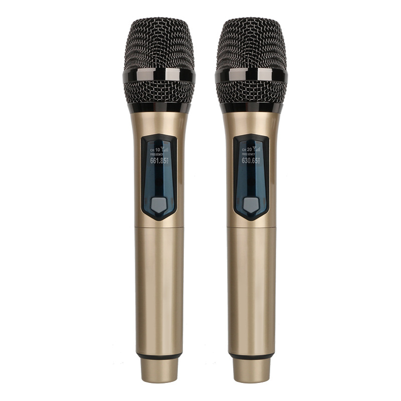 Mikrofon Nirkabel 2 Saluran UH - Ribbon Microphone ulasan dan harga