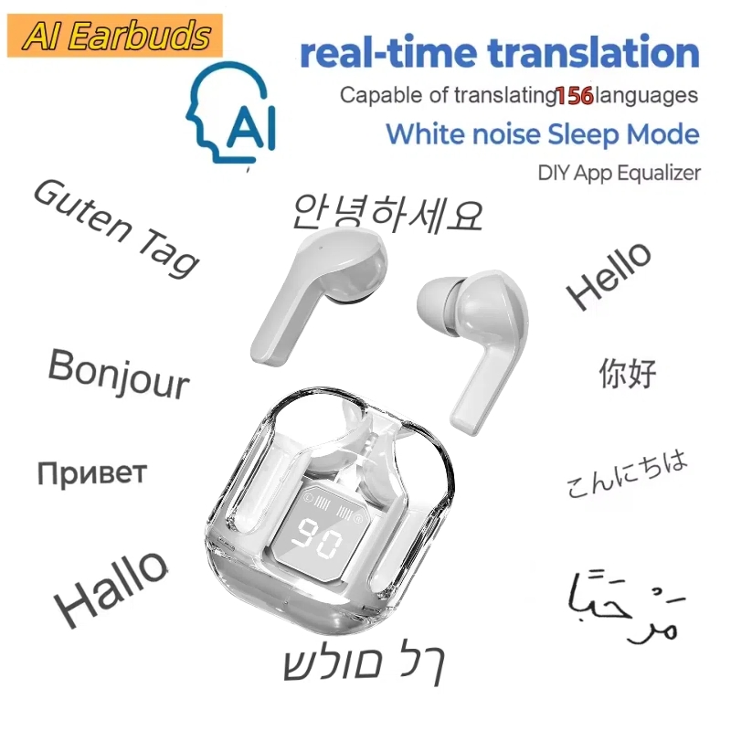Earphone Bluetooth AI Translat - Full Range Speaker ulasan dan harga