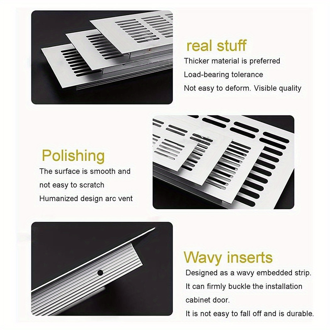 2 Buah Kisi Ventilasi 80Mm Pad - Ventilation Grille Aluminum ulasan dan harga