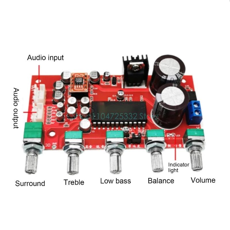 LM4610 Papan Suara Preamp Nada - Volume Control Board ulasan dan harga