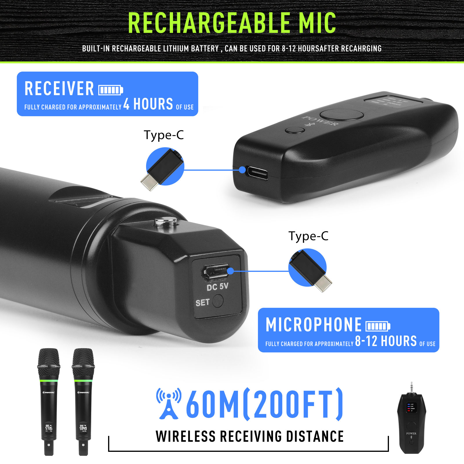 Mikrofon Nirkabel Genggam Univ - Condenser Microphone Kit ulasan dan harga
