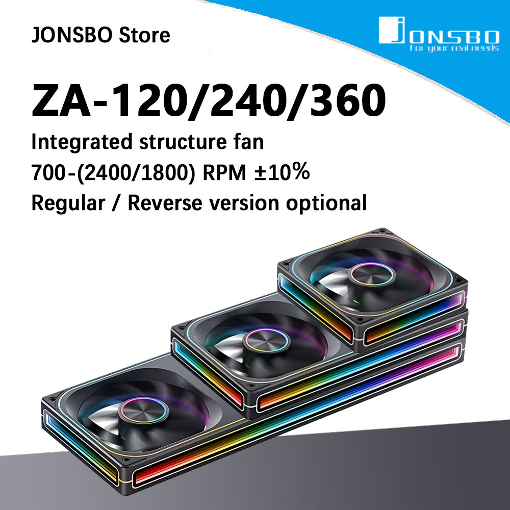 JONSBO ZA-120/240/360 ARGB 12/ - Heatsink Aluminum ulasan dan harga