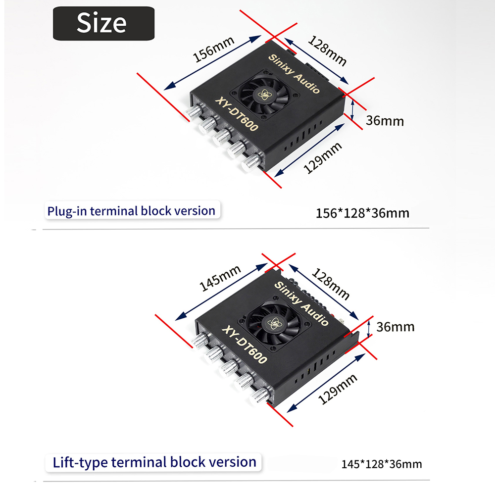 XY Dt600 2.1CH Penguat Daya Bl - Es9018 Dac ulasan dan harga