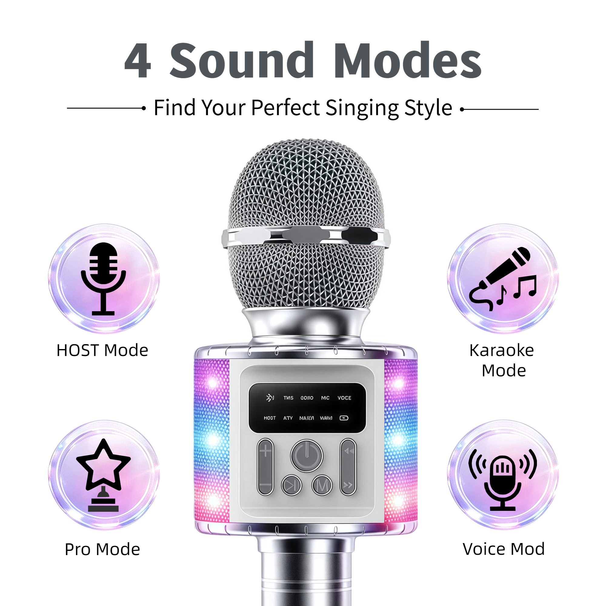 Mikrofon Karaoke Nirkabel Gand - Microphone Capsule ulasan dan harga