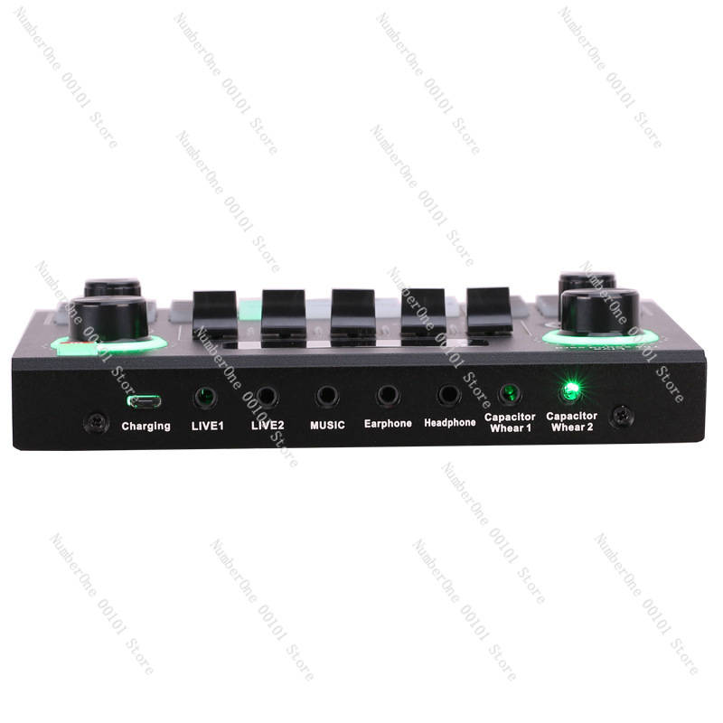 Set Mikrofon Kartu Suara V9 US - Usb Sound Card ulasan dan harga