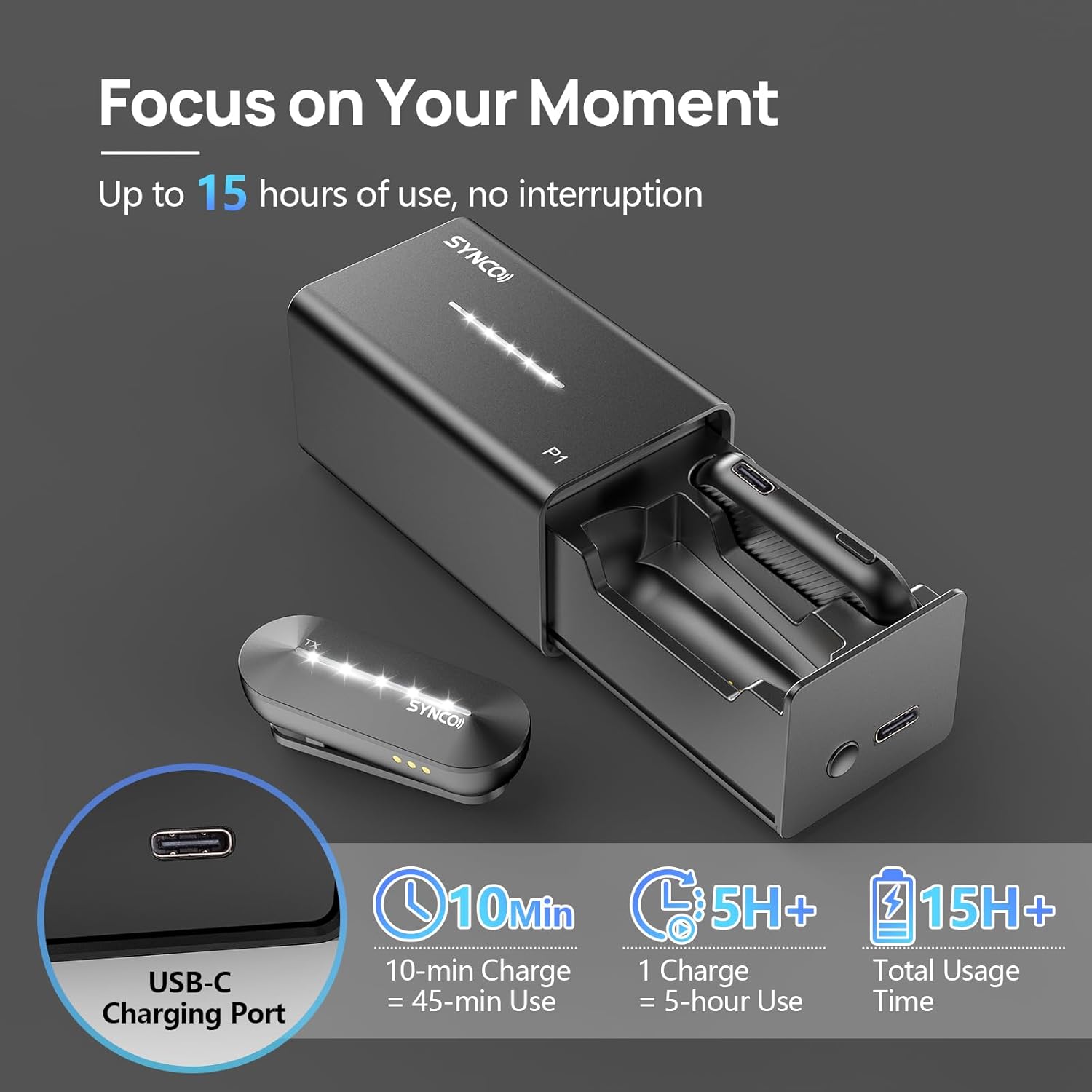 Mikrofon Lavalier Nirkabel SYN - Condenser Microphone Kit ulasan dan harga