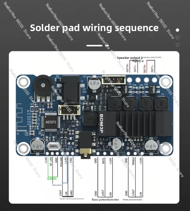BDM3P Amplifier Bluetooth 5.3  - Diy Speaker ulasan dan harga