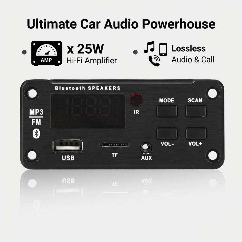 Papan Dekoder Bluetooth MP3 WM - Volume Control Board ulasan dan harga