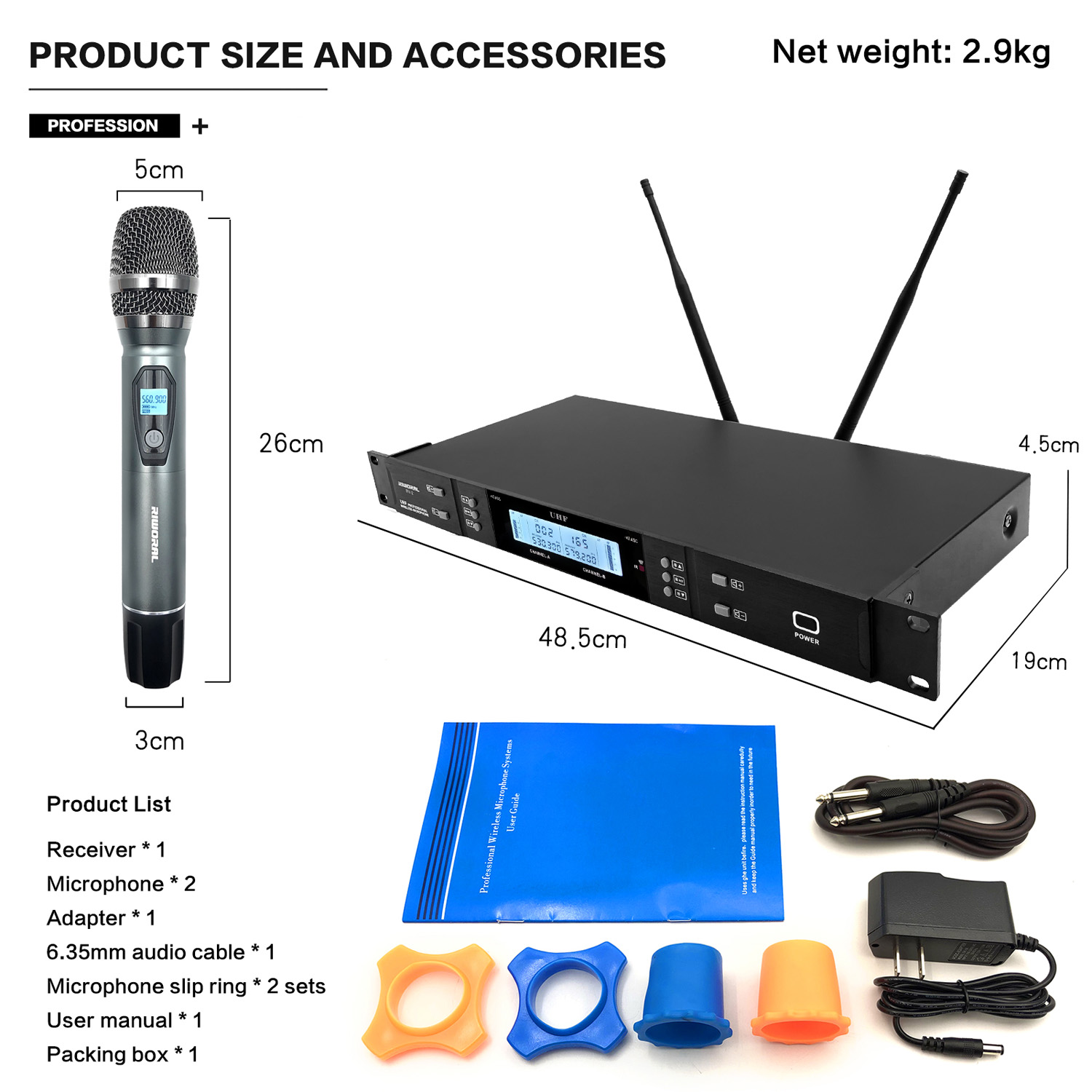 Mikrofon Karaoke Nirkabel FM P - Condenser Microphone Kit ulasan dan harga