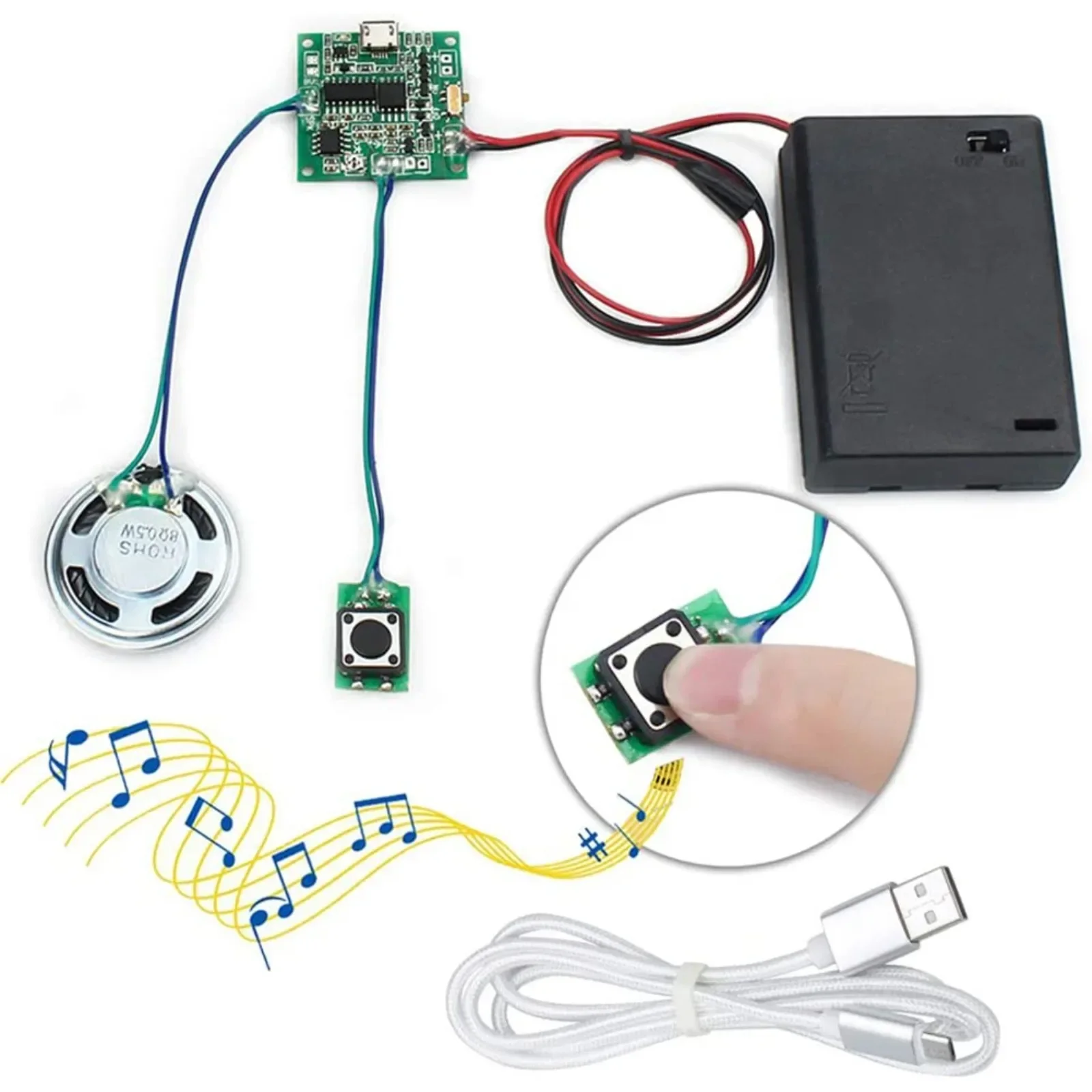 Modul Suara MP3 WAV 8M DIYmall - Diy Speaker ulasan dan harga