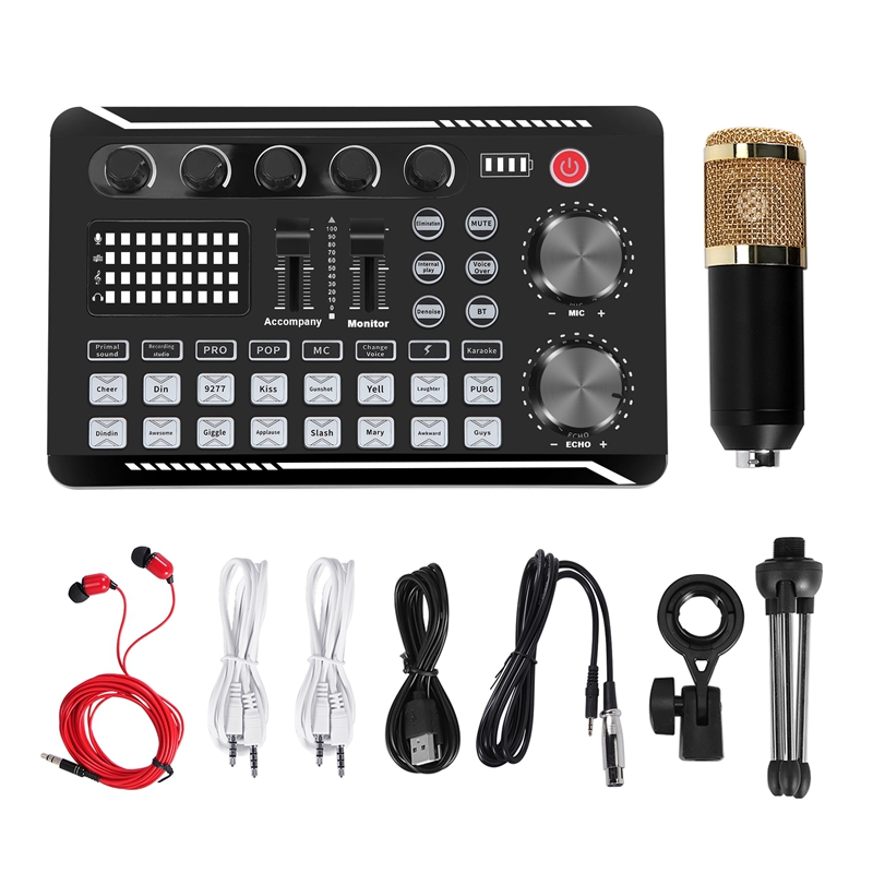Kit Kartu Suara F998, Kit Mikr - Condenser Microphone Kit ulasan dan harga