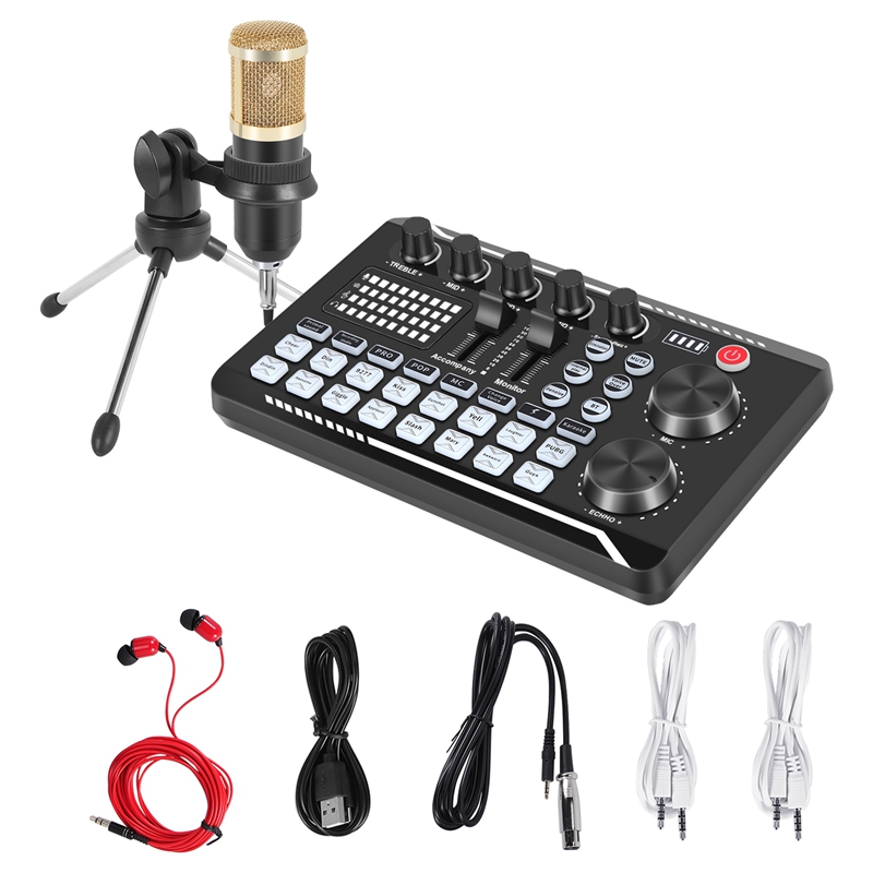 Kit Kartu Suara F998, Kit Mikr - Condenser Microphone Kit ulasan dan harga