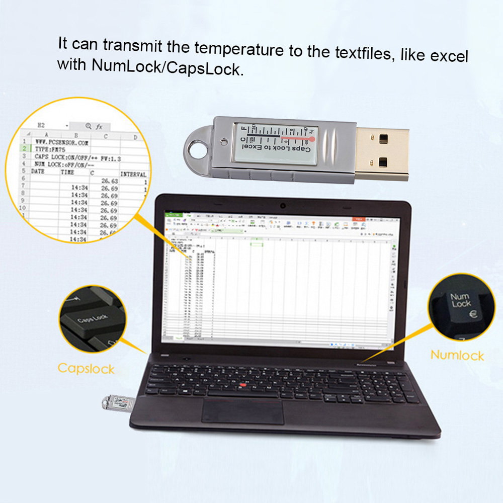 PCsensor USB Thermometer Hygro - Usb Sound Card ulasan dan harga