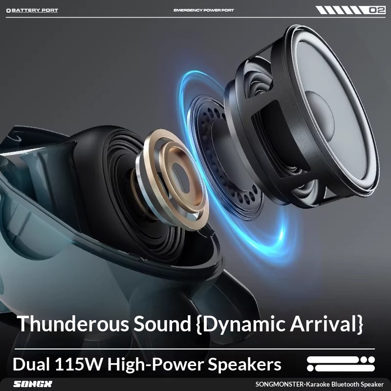 SONGX Audio Mikrofon Ganda Due - Full Range Speaker ulasan dan harga
