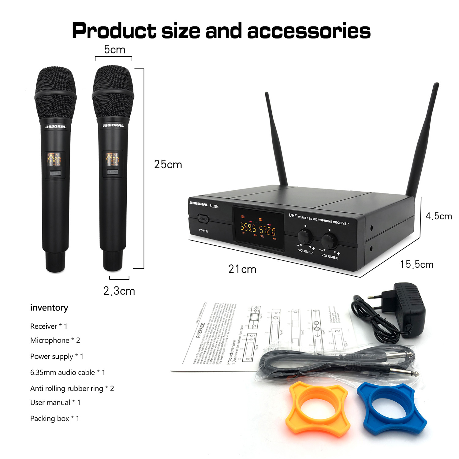 2026 SLXD4 Mikrofon Nirkabel 2 - Condenser Microphone Kit ulasan dan harga