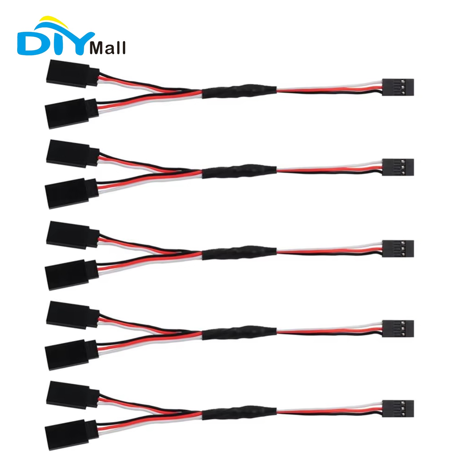 DIYmall JR Style 15cm Servo Y  - Rca Cable ulasan dan harga