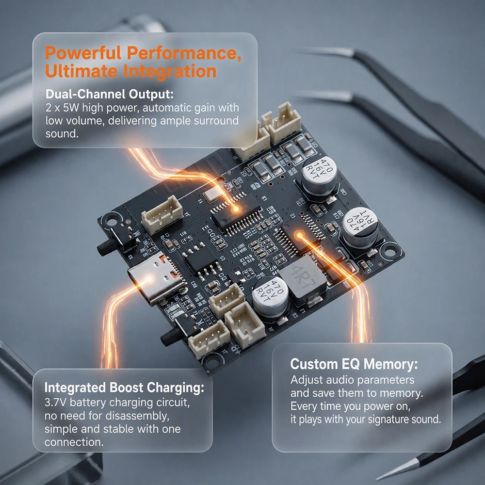 Modul Papan Penguat Audio Blue - Sbc Audio Amplifier ulasan dan harga