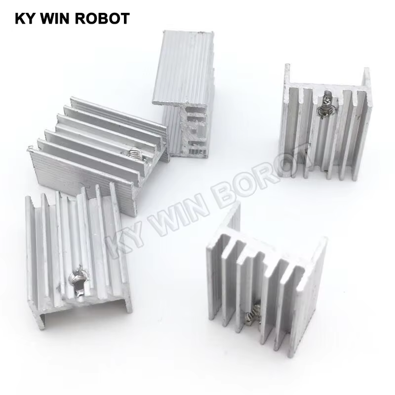10 Buah Aluminium TO-220 Heats - Heatsink Aluminum ulasan dan harga